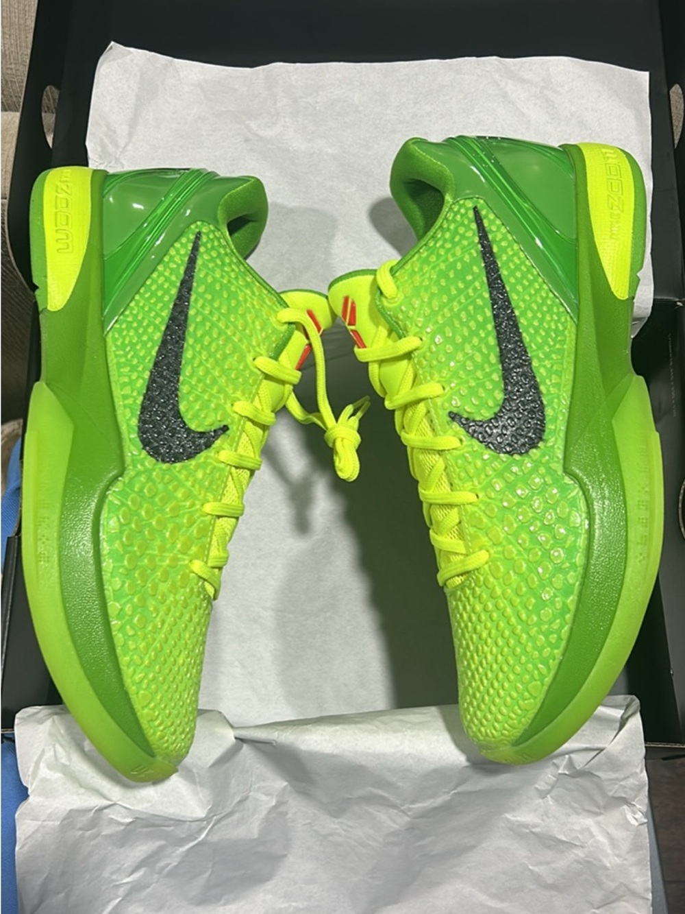 Nike Zoom Protro 6 Kobe Bryant Grinch 2020 Size 10.5